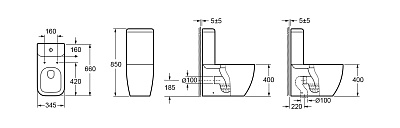 Напольный унитаз Lavinia Boho One 3302001P