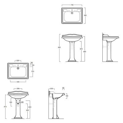Раковина Simas Arcade AR834
