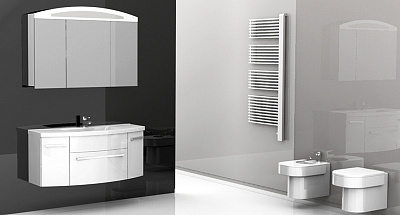 Тумба с раковиной Aquanet Тренто 120 белая