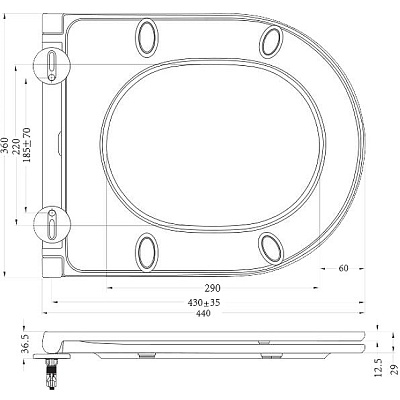 Крышка-сиденье BelBagno BB870SC с микролифтом