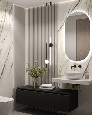 Столешница прямая Armadi Art FLAT CALACATTA 810*460*70 869-080-CLCT