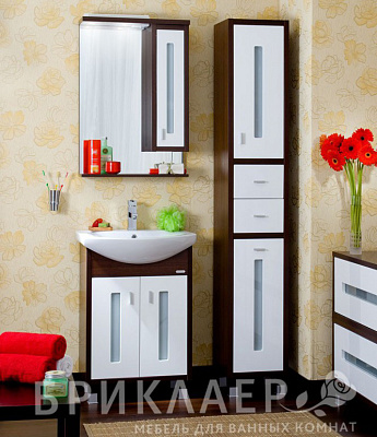 Зеркало-шкаф Бриклаер Бали 62 R