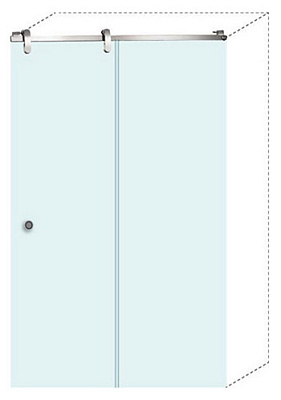 Душевая дверь в нишу Aquanet Gamma 120-12 L