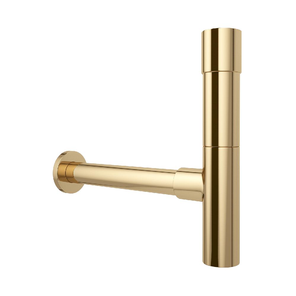 Металлический сифон для раковины 2040222 ALPEN (золото)