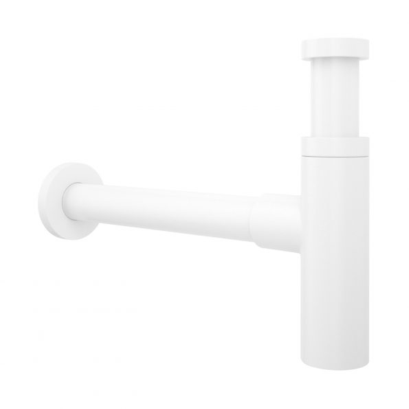 Металлический сифон для раковины 2050022 ALPEN (матовый белый)