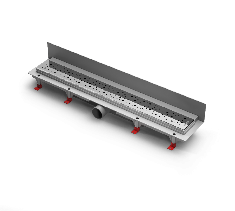 Водоотводящий желоб ALPEN Drops ALP-850D2 для монтажа вплотную к стене