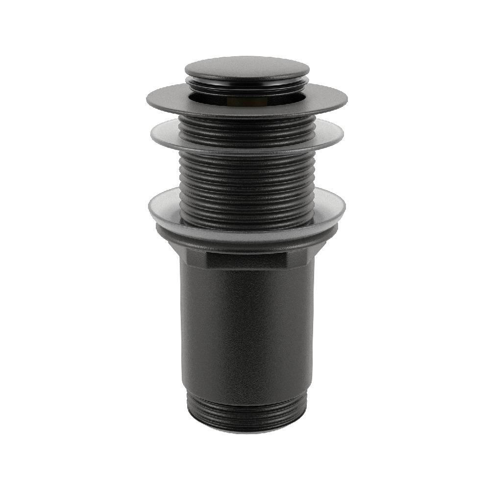 Металлический донный клапан для раковины, без перелива 2039422 ALPEN (матовый черный)