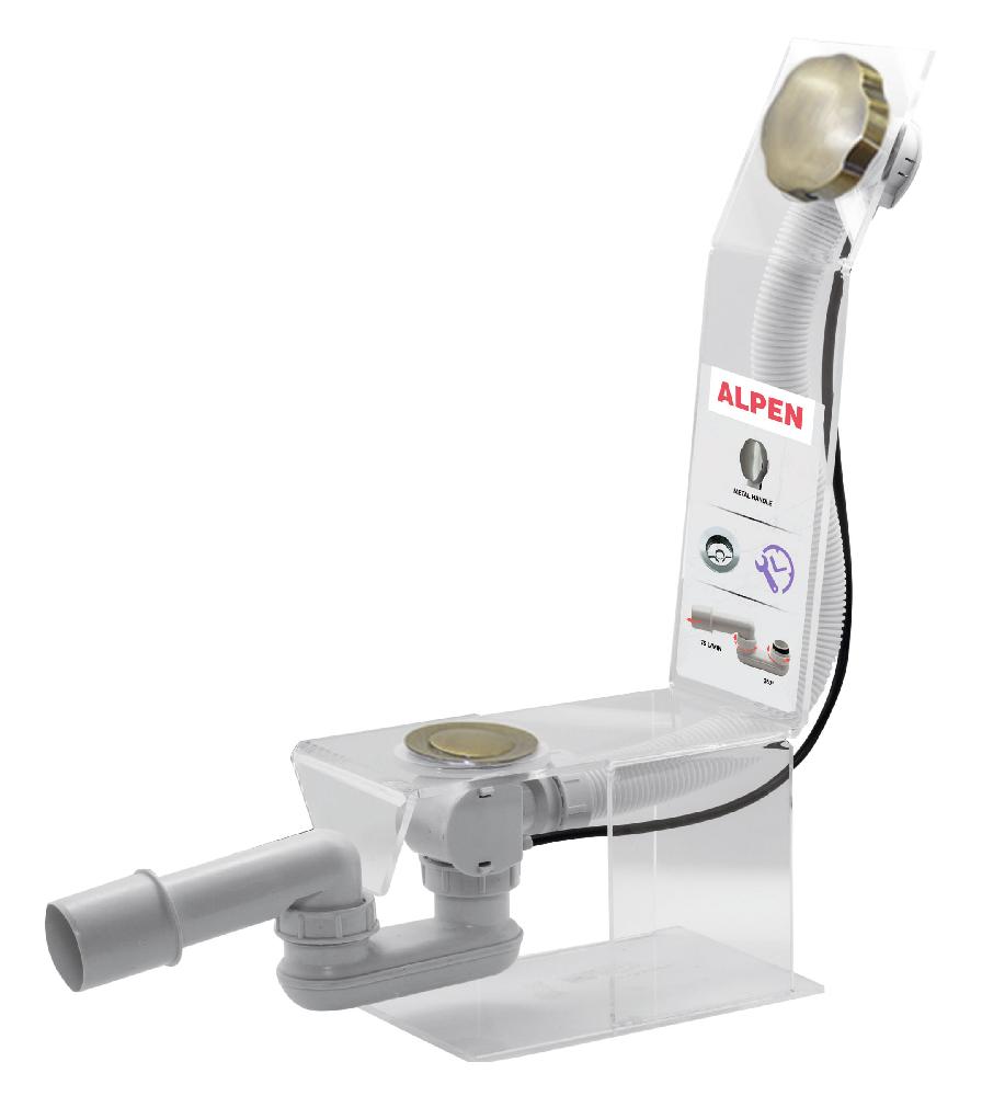 Сифон для ванны ALPEN ALP55-RU60BRONZE