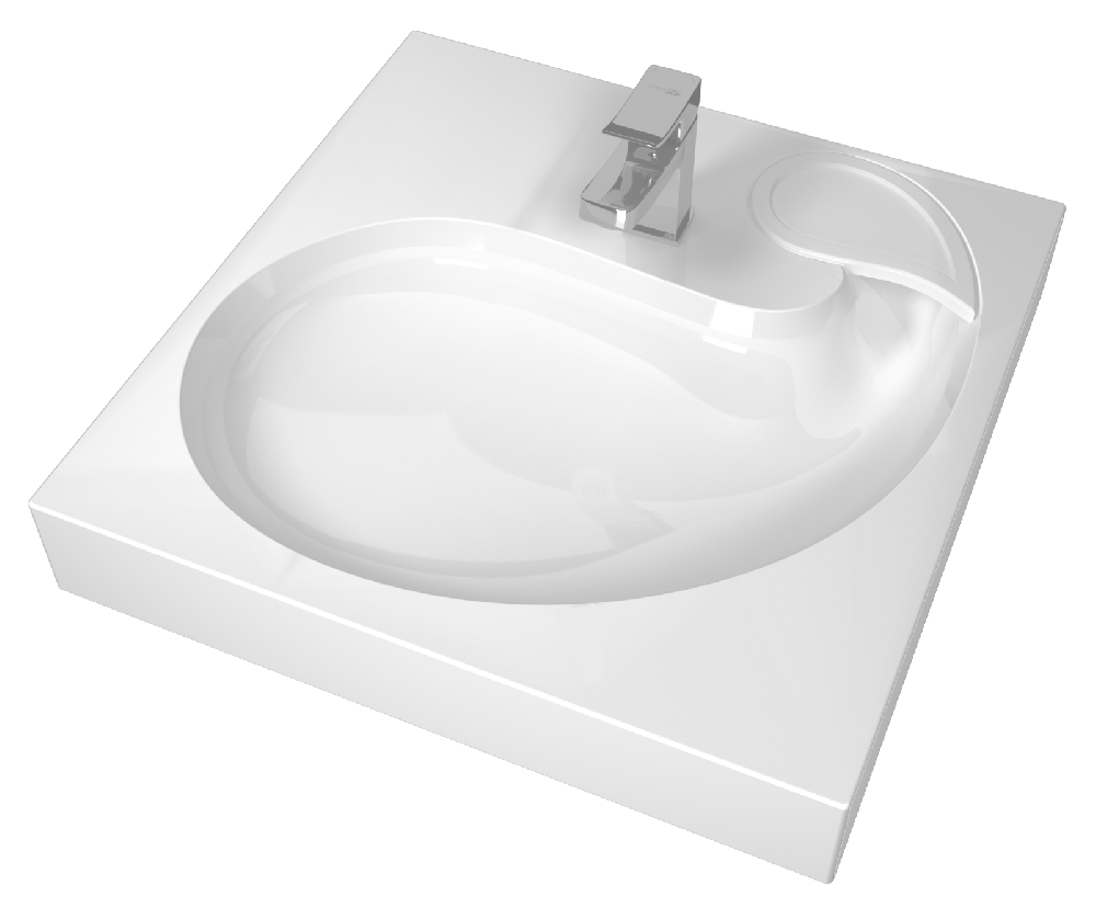 Раковина встраиваемая/для установки над стиральной машиной Alpen Boston 60 см