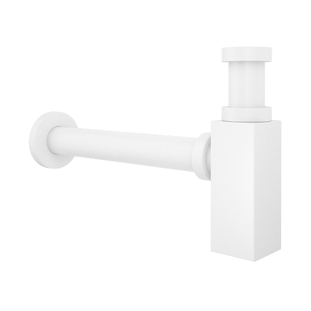 Металлический сифон для раковины 2040122 ALPEN (матовый белый)