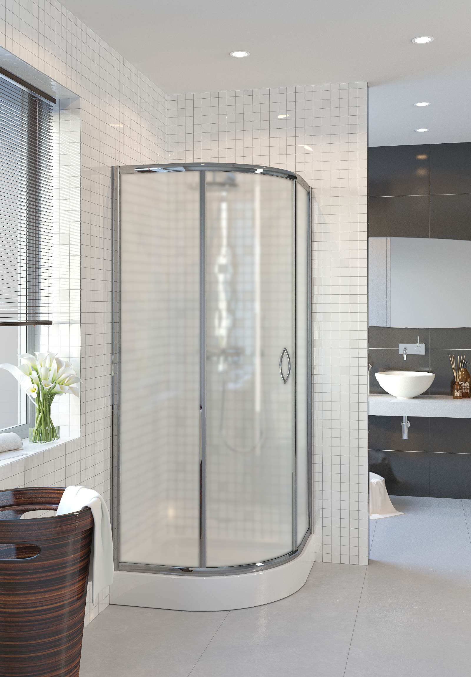 Душевая шторка ALPEN A370-90-MG