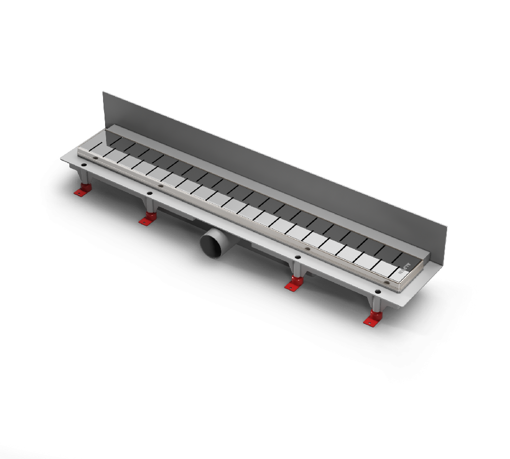 Водоотводящий желоб ALPEN Medium ALP-850MN2 к стене с рамкой