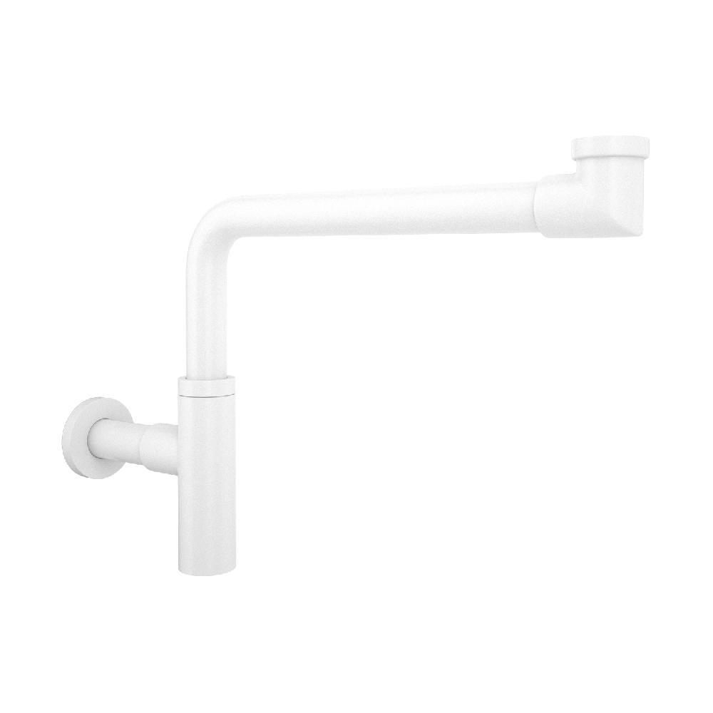 Металлический сифон для раковины 2040322 ALPEN (матовый белый)