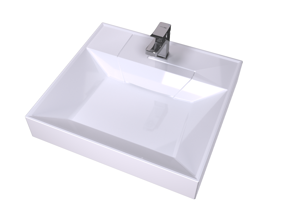 Раковина встраиваемая/для установки над стиральной машиной Alpen Dakota 60 см