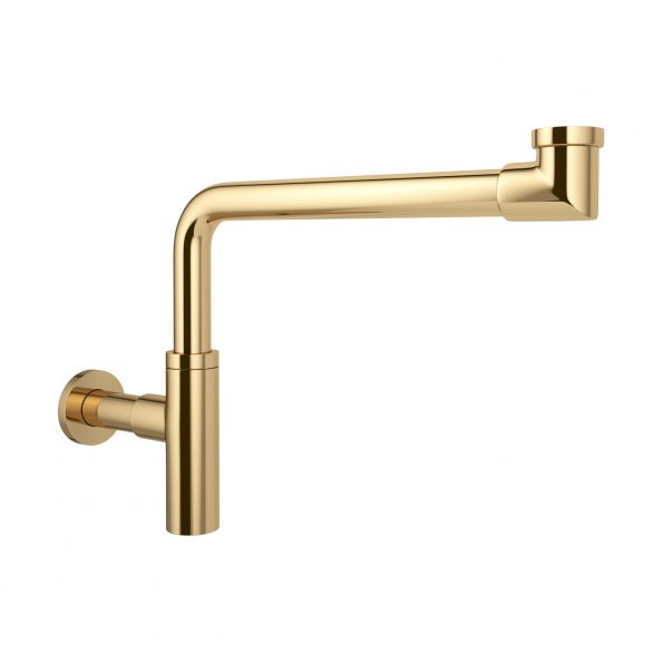 Металлический сифон для раковины 2040322 ALPEN (золото)