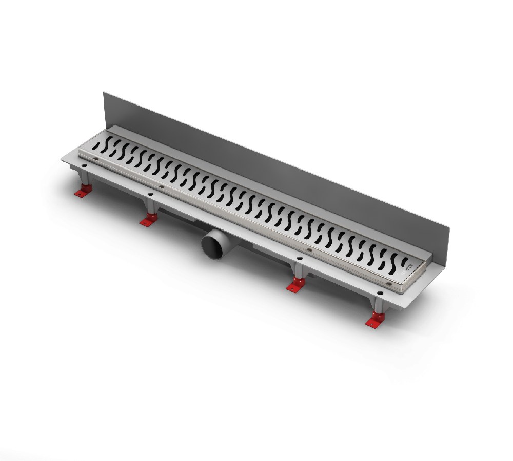 Водоотводящий желоб ALPEN Harmony ALP-750HN2 к стене с рамкой