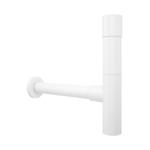 Металлический сифон для раковины 2040222 ALPEN (матовый белый)