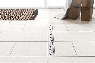 Водоотводящий желоб ALPEN Square ALP-350SN с рамкой