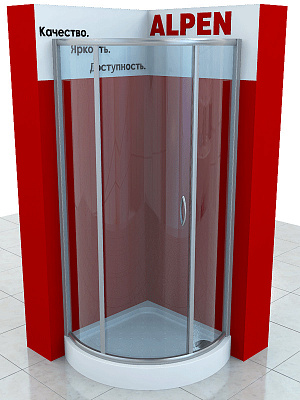Душевая шторка ALPEN A370-100