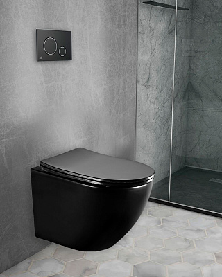 Унитаз подвесной ALPEN Victory A03S-BLACK